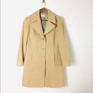 Vintage Larry Levine Camel Hair Coat, Size 12